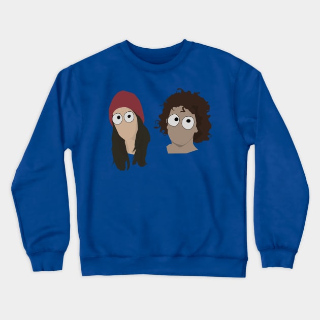 Broad City On Shrooms Crewneck Sweatshirt by Hevding